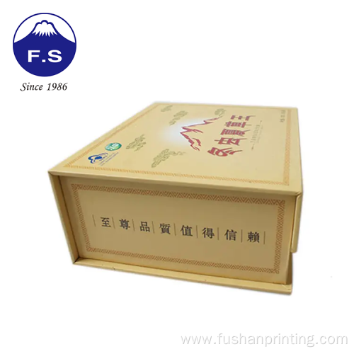 Gold Foil Advanced Printing Gift Paper Package Box